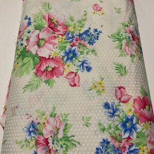 Benartex Charming Garden Cotton Fabric by the yard, 1 yd